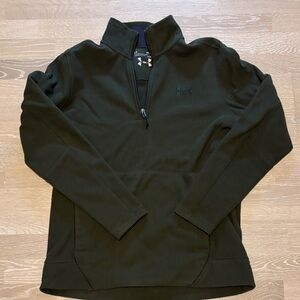 Under Armour Men's Olive Zip-Up Sweater